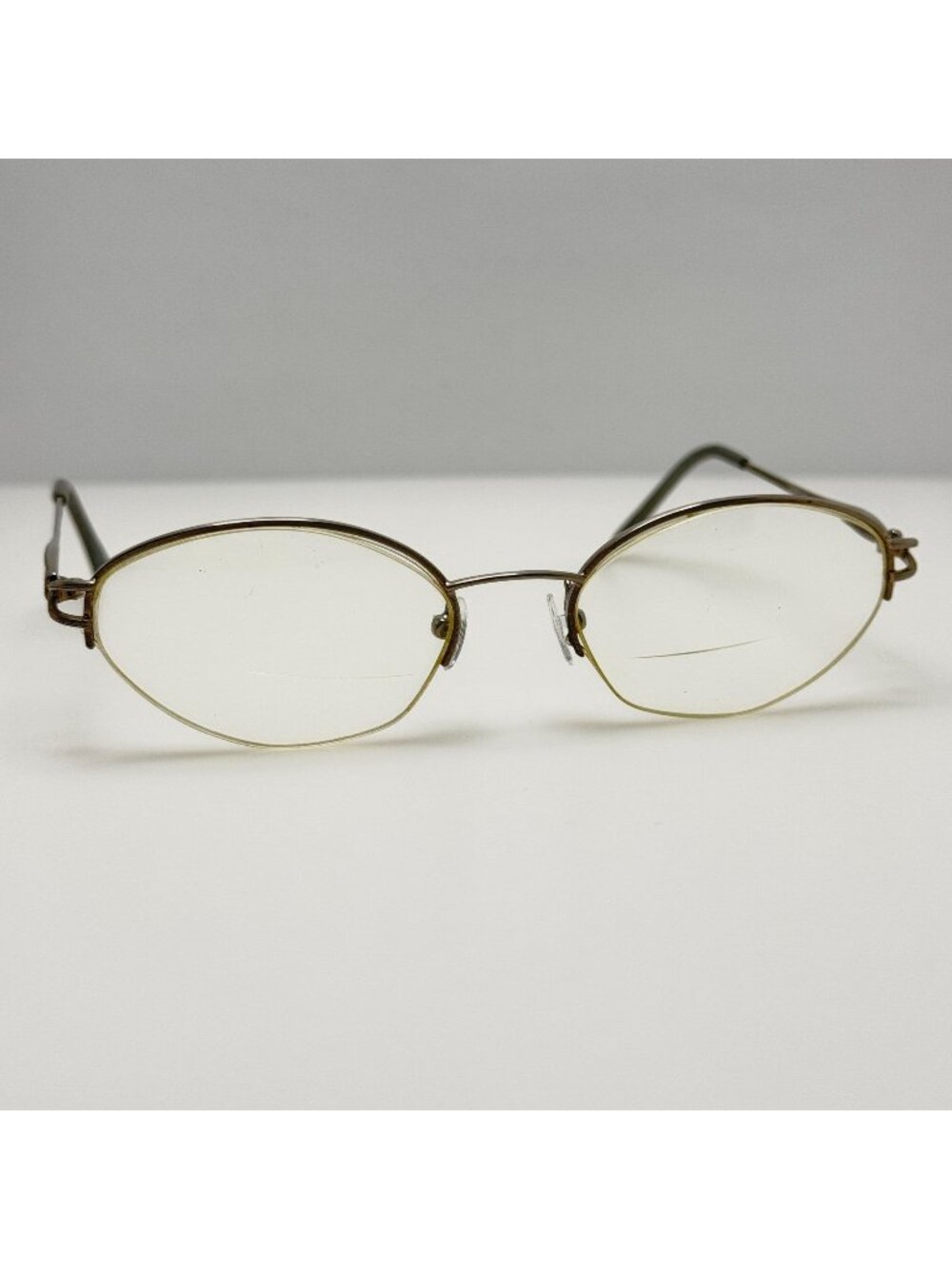 Marchon Eyeglasses Eye Glasses Frames Silver Pearl 135 Japan